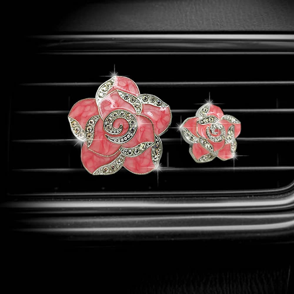 Diamond Bling Flower - Pink